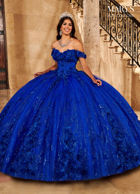 royal blue quinceanera dress